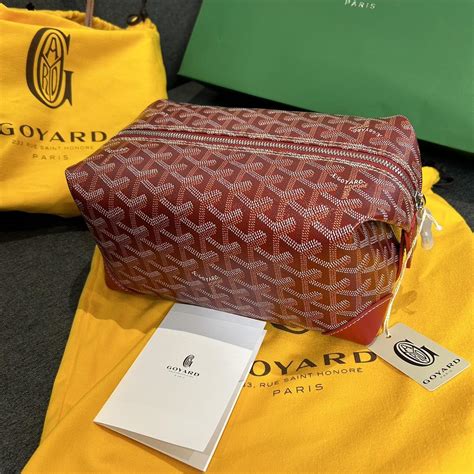 Goyard wash bag men's